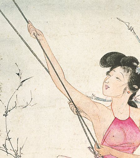 平陆-胡也佛的仕女画和最知名的金瓶梅秘戏图